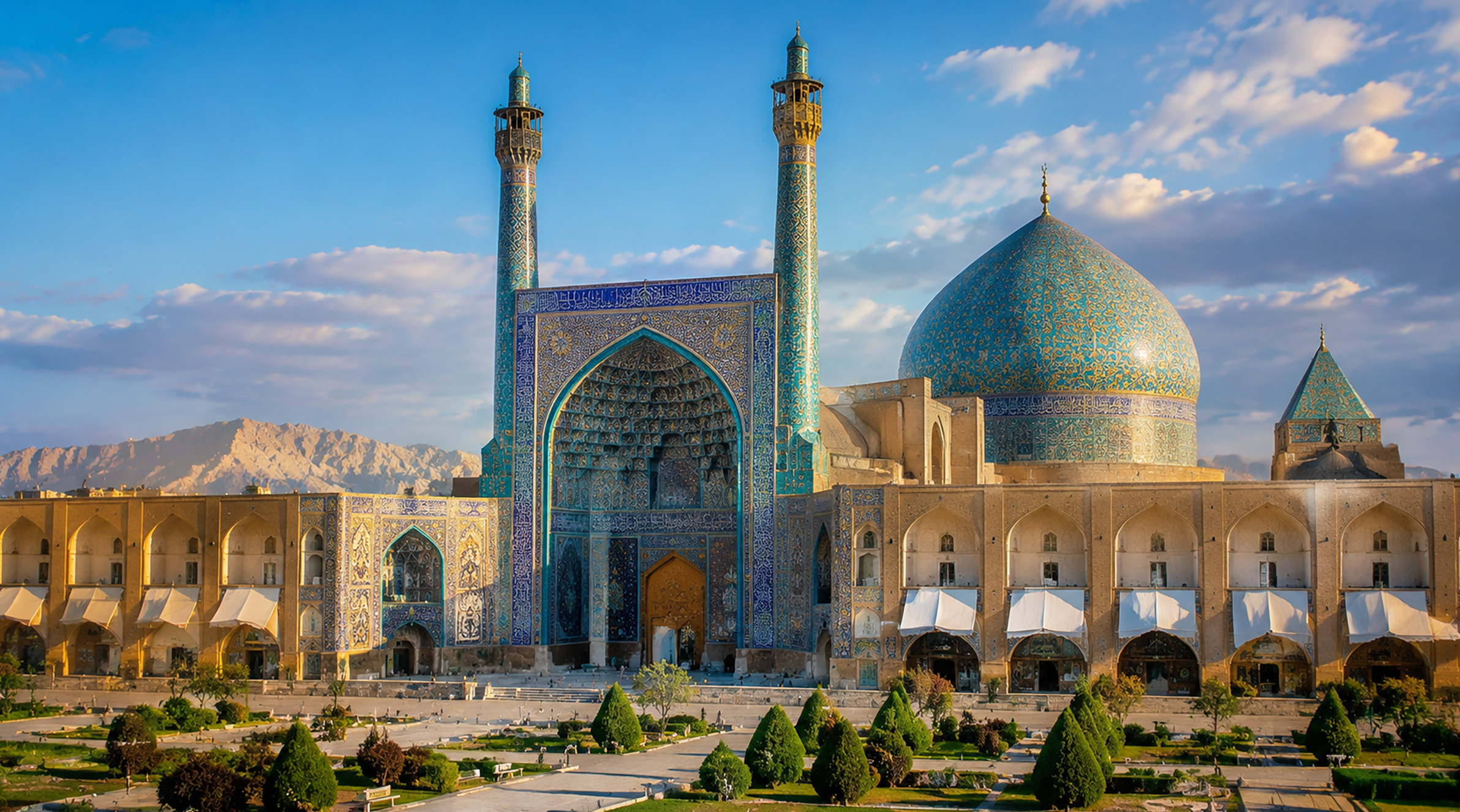 مسجد جامع اصفهان مسجد جامع اصفهان نمونه معماری سنتی ایران