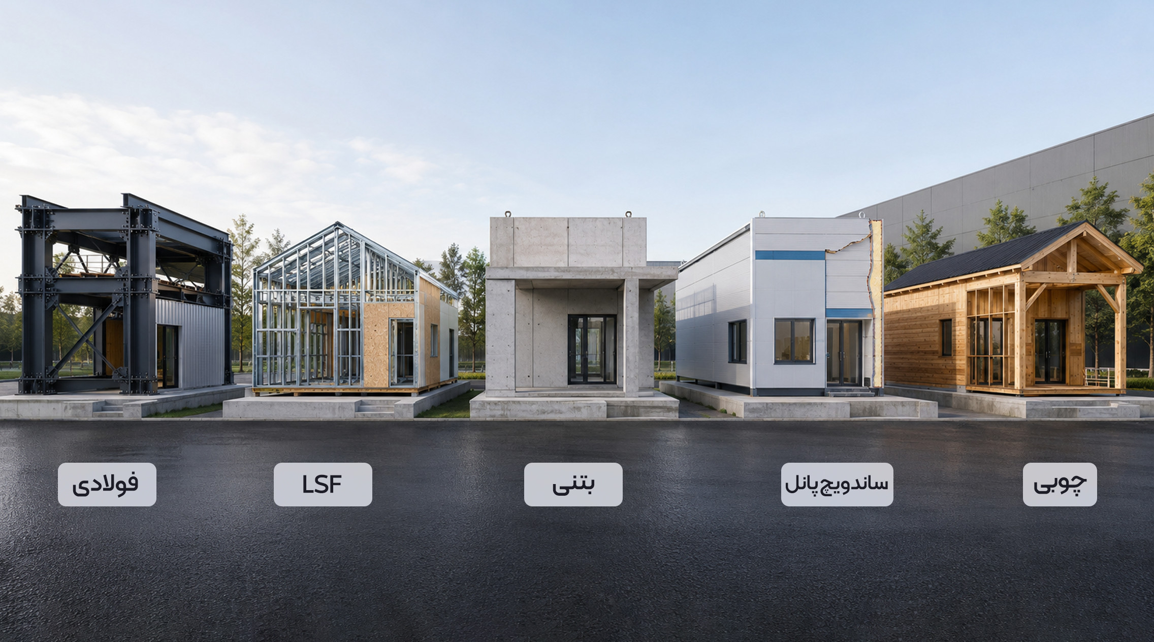 انواع ساختمان پیشساخته نمونههایی از انواع ساختمان های پیشساخته