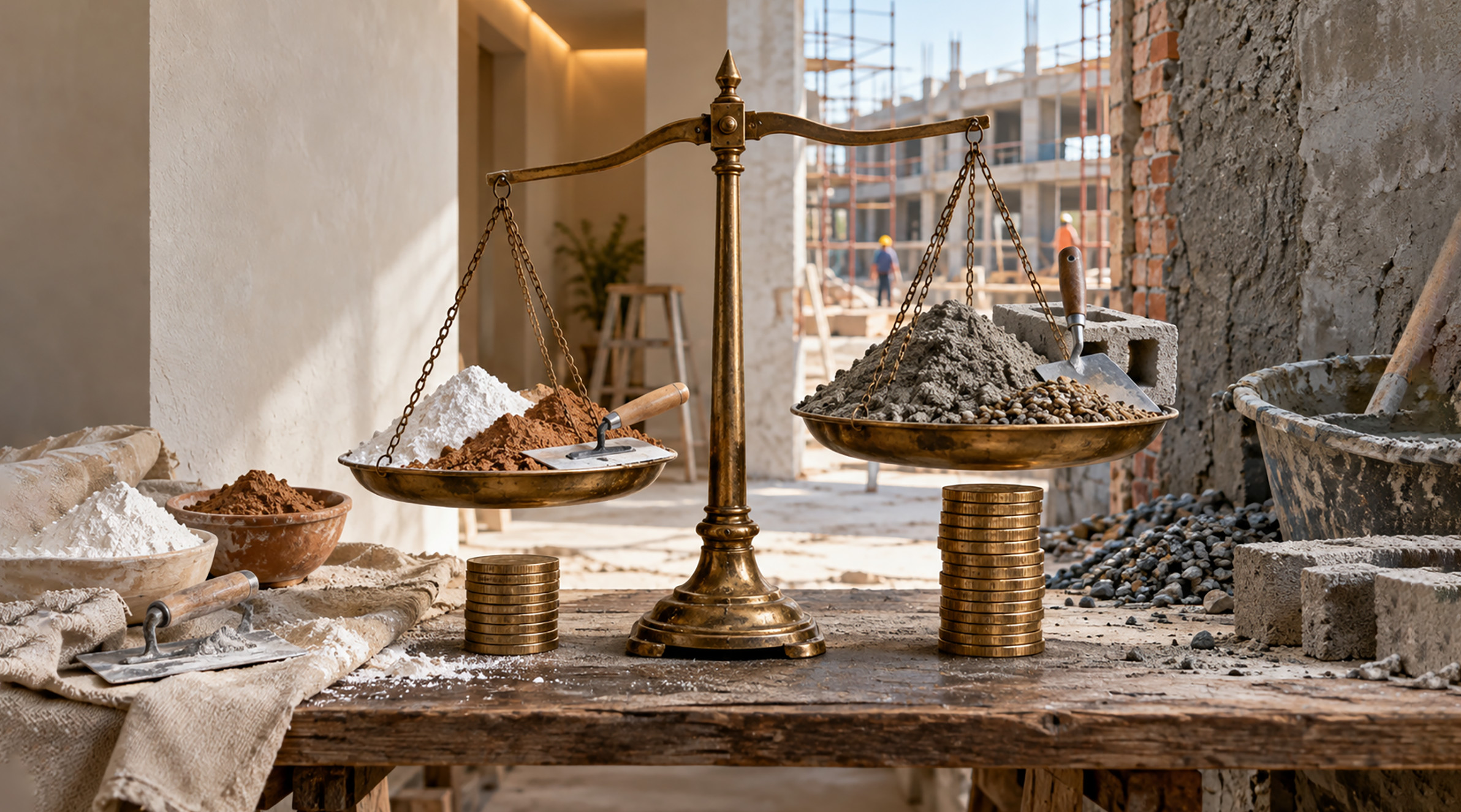 هزینه گچ و خاک بیشتر است یا سیمان کاری؟ مقایسه هزینه گچ و سیمانکاری