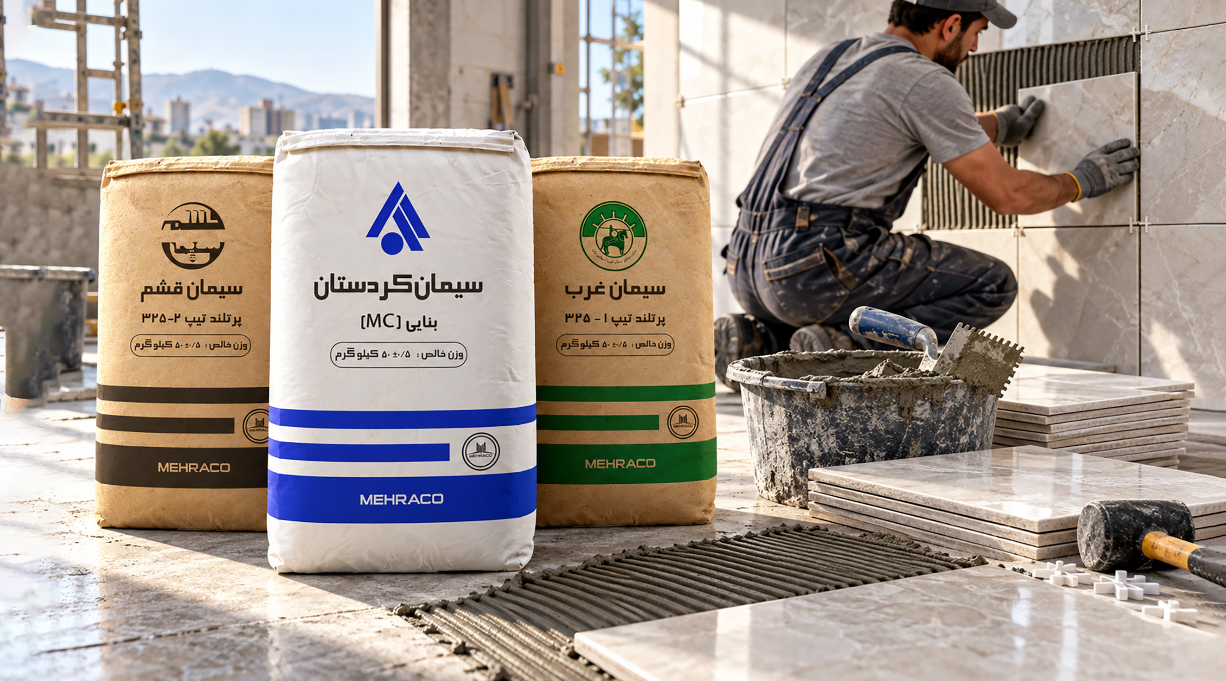 سیمان مناسب برای کاشی‌کاری