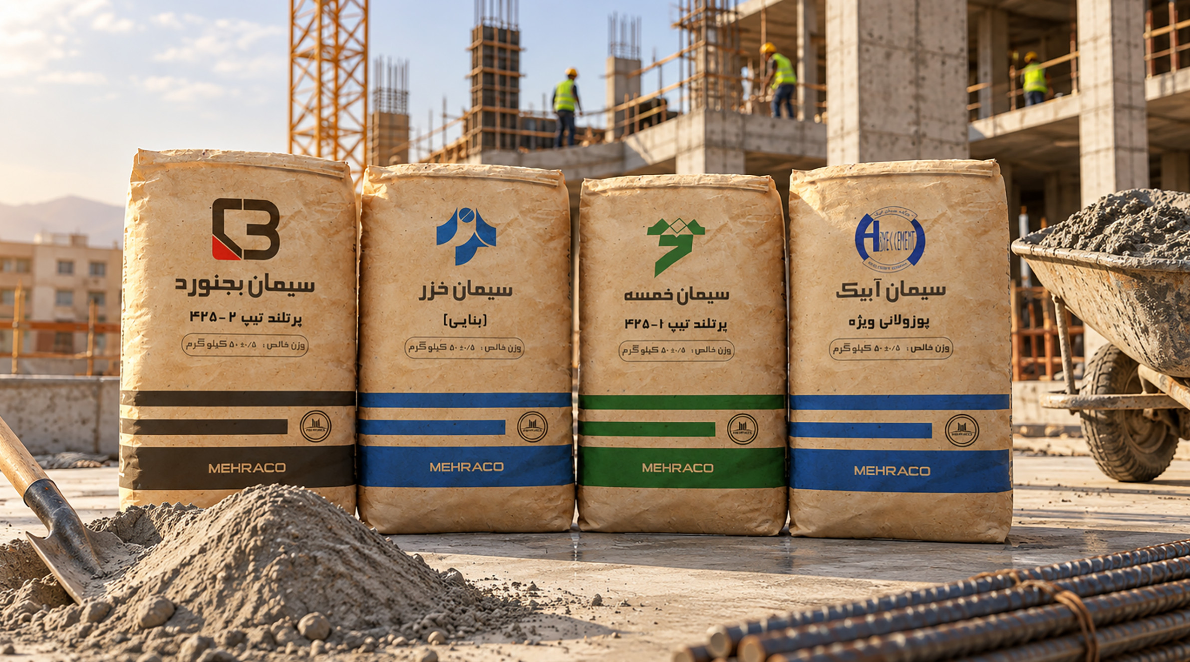 سیمان مناسب برای بتن‌ریزی