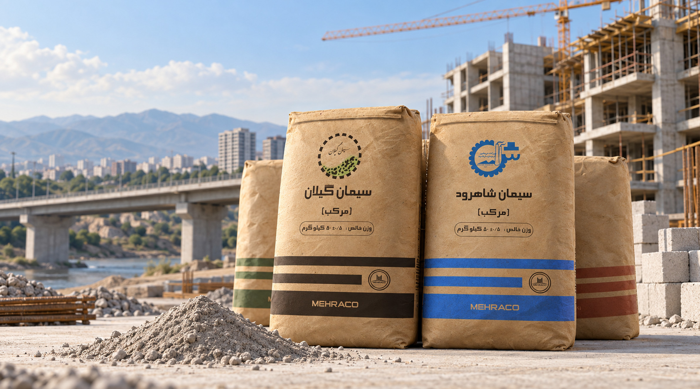 شناخت انواع سیمان مرکب کیسههای سیمان در کارگاه ساختمانی