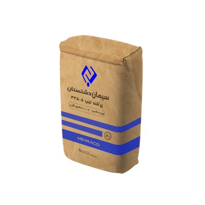سیمان تیپ 5-325 دشتستان 50 کیلویی نمای بالا