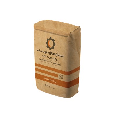 سیمان تیپ 1-525 هلال خاورمیانه 50 کیلویی نمای بالا