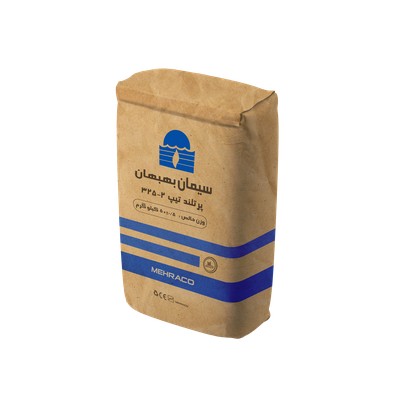 سیمان تیپ 2-325 بهبهان 50 کیلویی نمای بالا