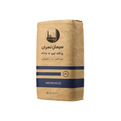 سیمان تیپ 5-425 تهران 50 کیلویی- سه رخ