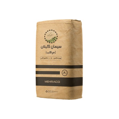 سیمان مرکب گیلان سبز 50 کیلویی زاویه سه رخ