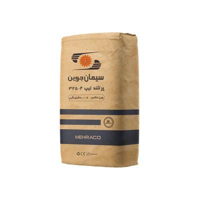 سیمان تیپ 2-425 جوین 50 کیلویی نمای سه رخ