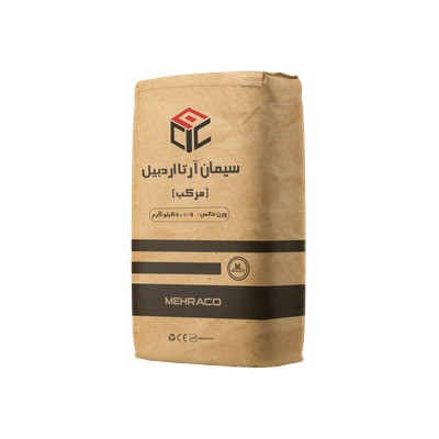 سیمان مرکب آرتا 50 کیلویی نمای سه رخ