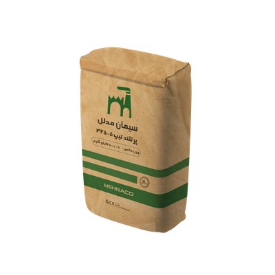 سیمان پرتلند تیپ 5-425 مدلل کیسه 50 نمای بالا