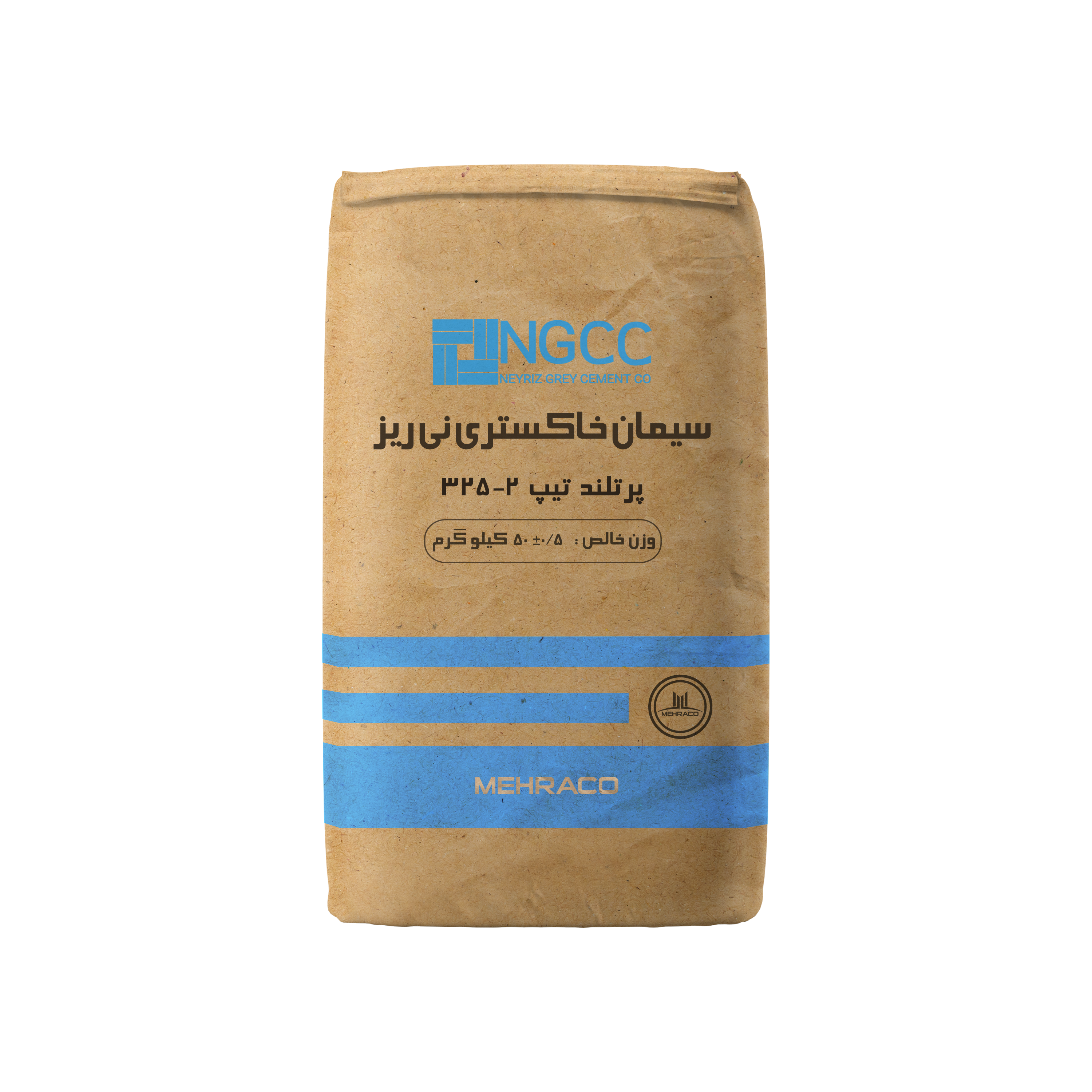 سیمان تیپ 2-325 خاکستری نیریز 50 کیلویی
