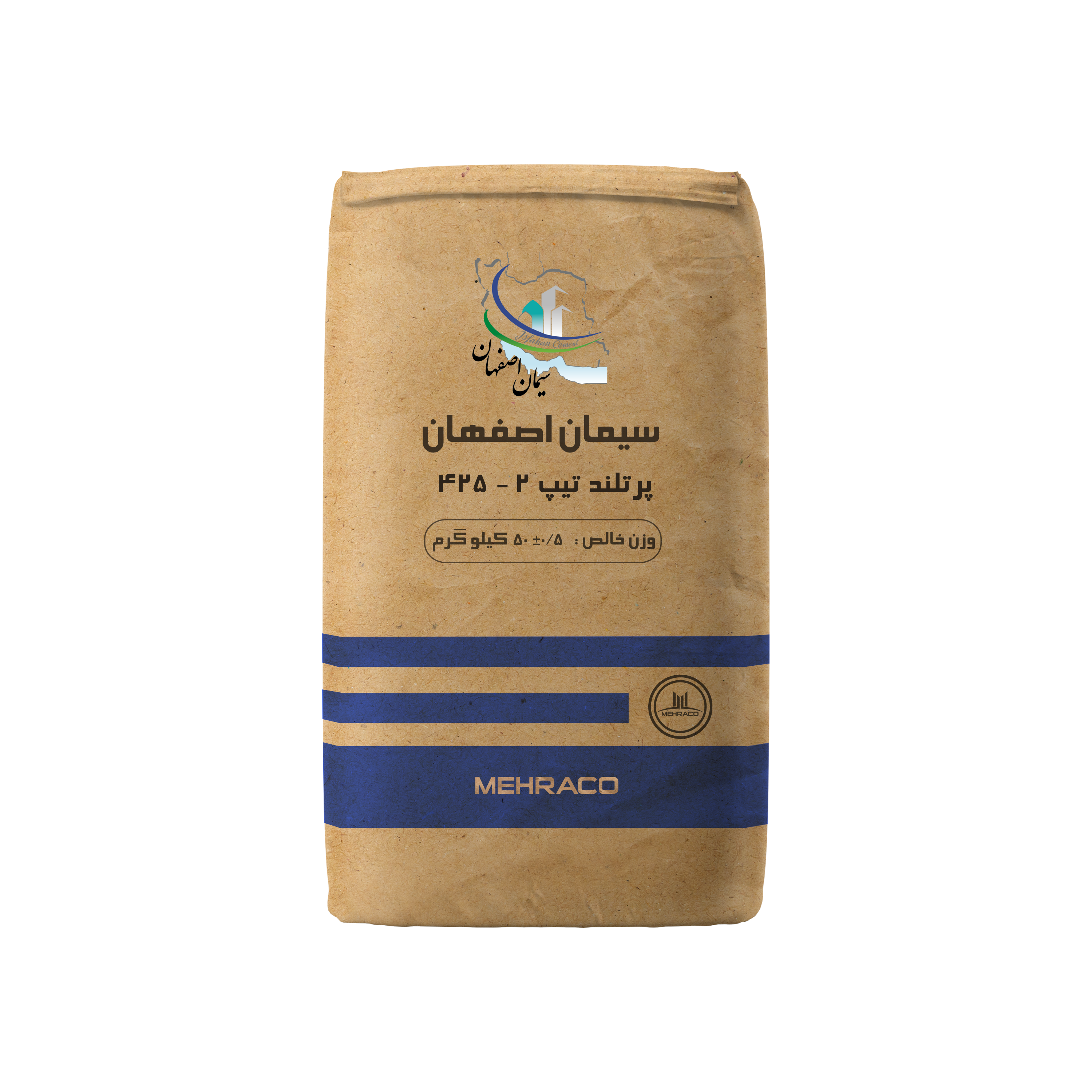 سیمان تیپ 2-425 اصفهان 50 کیلویی