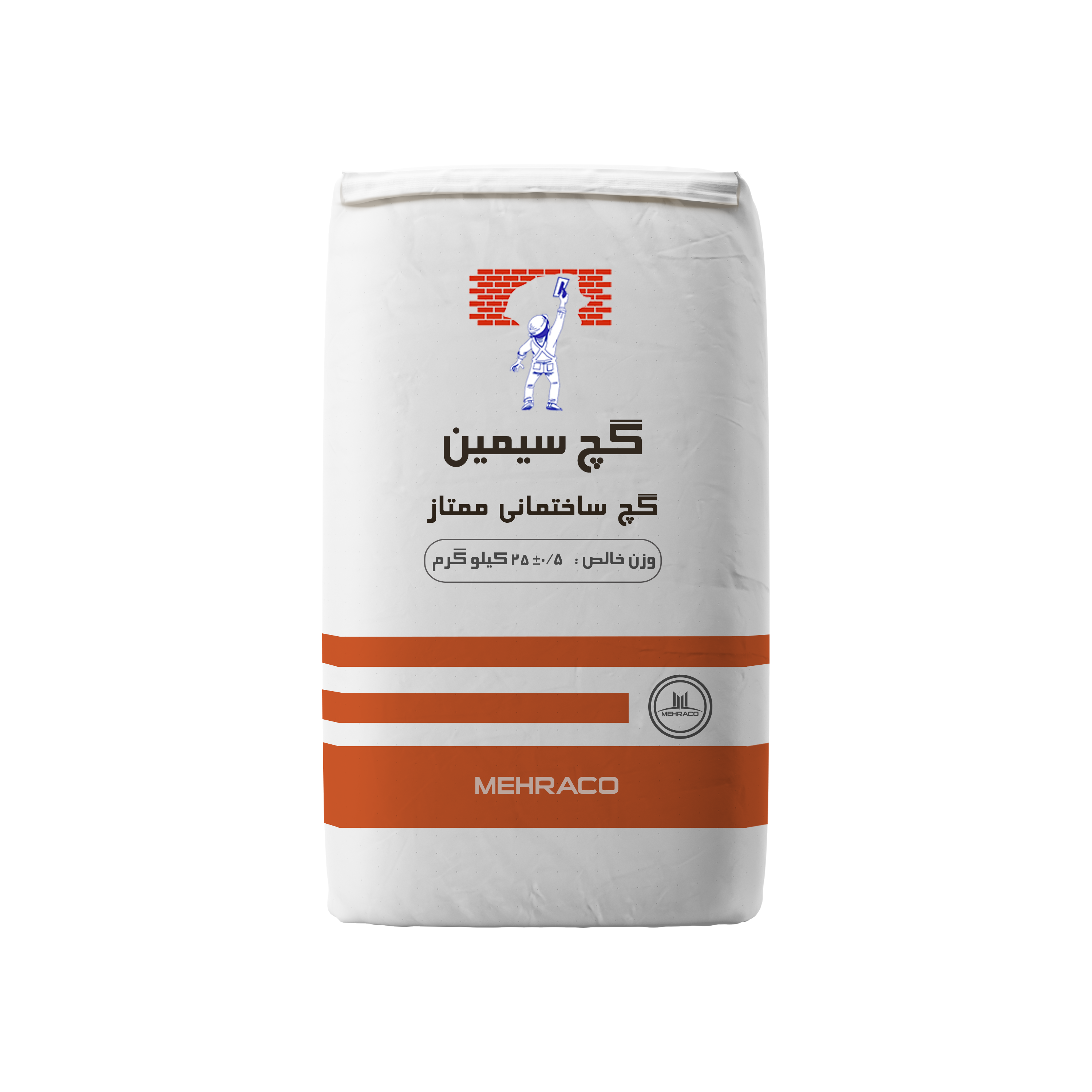 گچ سیمین سمنان زیرکار 25 کیلویی